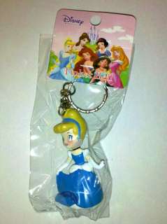Cinderella, Blue Dress, Princess Keychain Figure, 1 Pc  
