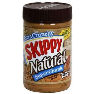 Skippy Peanut Butter, Super Chunk, Natural, 15 oz   3 pk.  