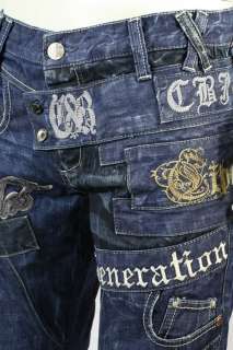 BRAND NEW CIPO & BAXX LOS ANGELES EMBROIDERY JEANS  