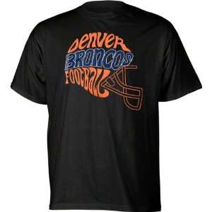  Denver Broncos Youth Skewed Helmet T Shirt Sports 
