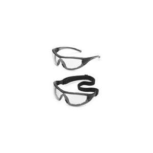 Gateway Safety glasses, Protective Eyewear   Black Frame with Foam 