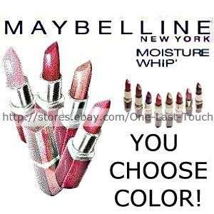 MAYBELLINE Moisture Whip Lipstick Lipcolor ~*YOU PICK*~  