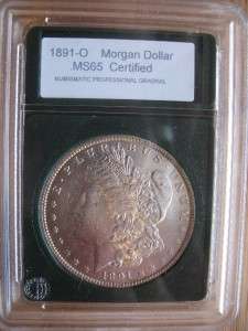 Beautiful 1891 O Morgan Silver Dollar, Nice Original Coin,  