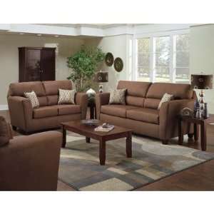  American Furniture 1503 Calcutta Microfiber Sofa and 