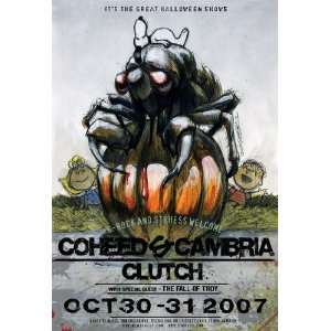  Coheed and Cambria Silkscreen concert poster Everything 