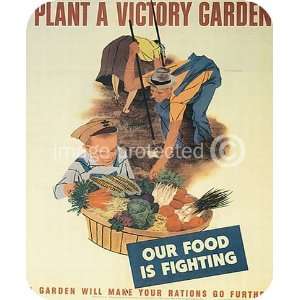  Plant A Victory Garden WWii US Propaganda MOUSE PAD 