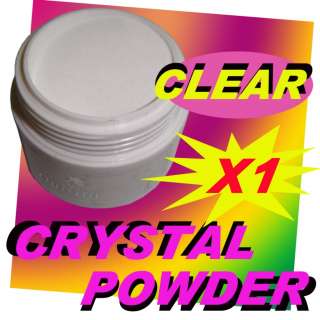 CLEAR Professional Nail Art Acrylic Powder x 1pc  