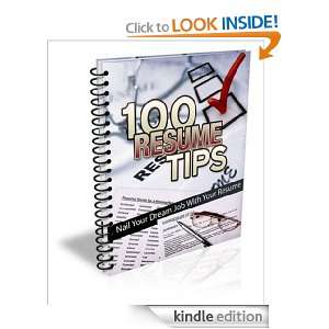 100 Resume Tips   Nail Your Dream Job With Your Resume Linda RL 