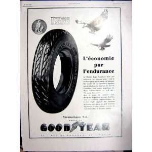  Good Year Tyres Sillon Lefevre Advert French Print 1929 