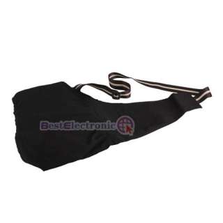 Black Oxford Cloth Sling Pet Dog Cat Carrier Bag 3 Size  