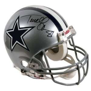  Terrell Owens Dallas Cowboys Autographed Pro Helmet 