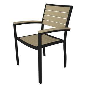  Poly Wood A200FABSA Euro Arm Outdoor Dining Chair (2 pack 