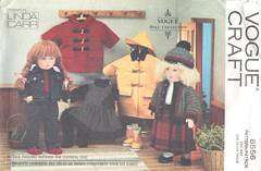 Vogue 8556 Play Clothes for 18 Inch Dolls Pattern  