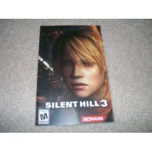  Silent Hill 3 Instruction booklet for Playstation 2 