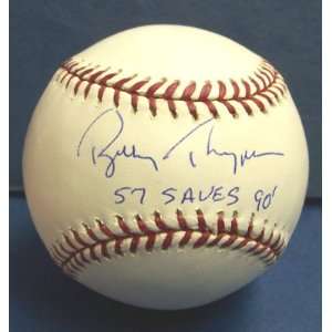  Bobby Thigpen Autographed Baseball