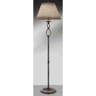 Complements 21808GBG Grey Iron Lariat Parker Floor Lamp with Grey and 
