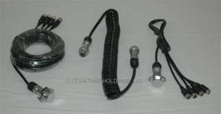   heavy duty coiled cable with high quality plugs on each end two heavy