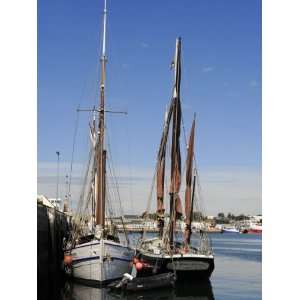 Old Sailing Boats, Concarneau, Finistere, Brittany, France 