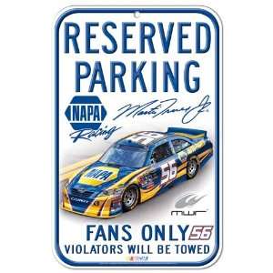  NASCAR Martin Truex Jr. 11 x 17 Reserved Parking Sign 