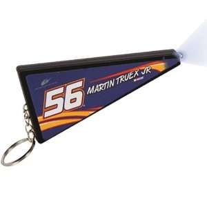 NASCAR Martin Truex Jr. LED Pennant Keychain   Purple  