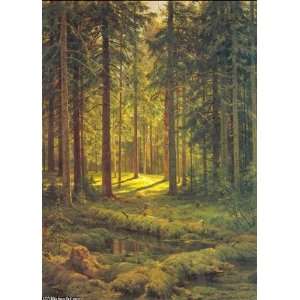 FRAMED oil paintings   Ivan Shishkin   24 x 34 inches   Coniferous 