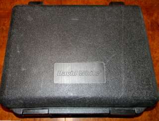 David White ML 450N Rotary Laser Kit w/Detector, Rod Mount, Case 