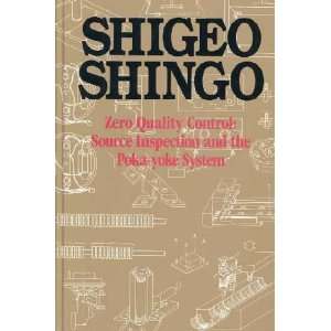   Control **ISBN 9780915299072** Shigeo Shingo