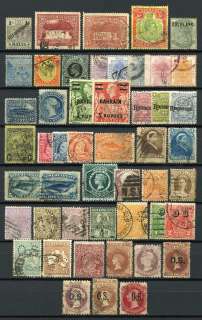 1867 to 1956 (Lot of 72) British Commonwealth  F to VF  