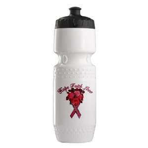  Trek Water Bottle White Blk Cancer Pink Ribbon Survivor 