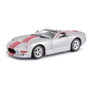  1999 Shelby Series 1 1/18 Silver w/Red Toys & Games