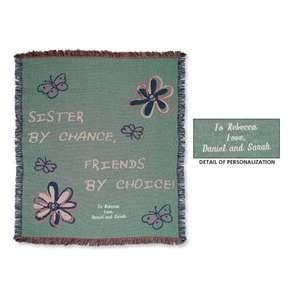  Personalized Sister By Chance Throw