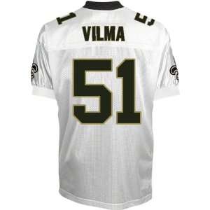  New Orleans Saints #51 Jonathan Vilma White Football 