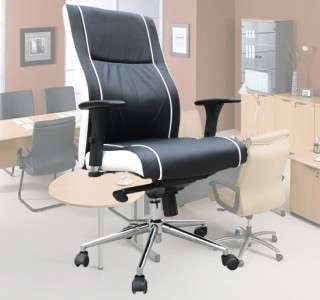  High Back Leather Office Chair Mid Back Computer Task Desk Conference