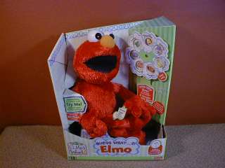 Fisher Price Sesame Street GUESS WHAT ELMO Talking Doll  