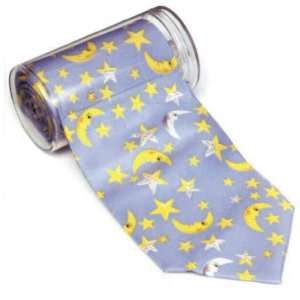  100% Silk Celestial Tie in Copen Blue with a Tie Caddy 