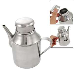  Amico 13oz Lidded Shanked Silver Tone Stainless Steel Oil 