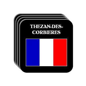  France   THEZAN DES CORBIERES Set of 4 Mini Mousepad 