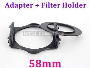 58mm Adapter + Colour Filter Holder for Cokin P series  
