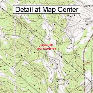  USGS Topographic Quadrangle Map   Signal Hill, Texas 