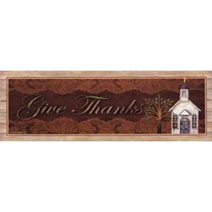  Give Thanks   Poster by Ed Wargo (36x12)
