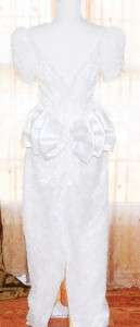   Embroidered & Satin Mori Lee Wedding Dress Soft White Beaded 10  