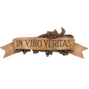  In Vino Veritas Wall Plaque