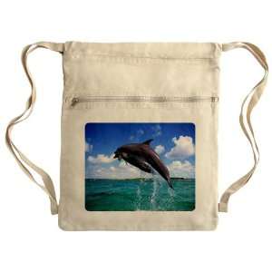  Messenger Bag Sack Pack Khaki Dolphins Singing Everything 