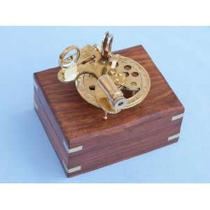  Round Sextant 4     Nautical Decorative Gift Solid Brass 