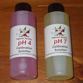Control Wizard pH 4.0 & 7.0 Calibration Solution   4oz  