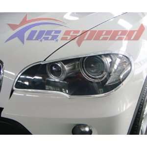  2007 2010 BMW X5 Chrome Headlight Bezels 2PC Automotive