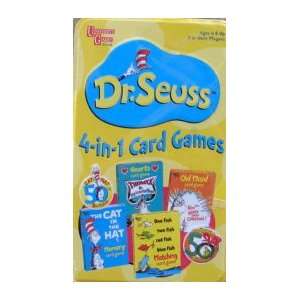  Dr. Seuss 4 in 1 Card Games Toys & Games