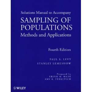   Wiley Series in Survey Methodology) [Paperback] Paul S. Levy Books