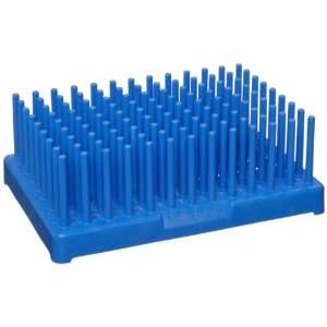 Nalgene 5977 0313 Blue Polypropylene Test Tube Peg Rack for 13mm Test 