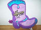 11 Disney Sega Hannah Montana Purple Cowboy Boot Plush Soft Toy 